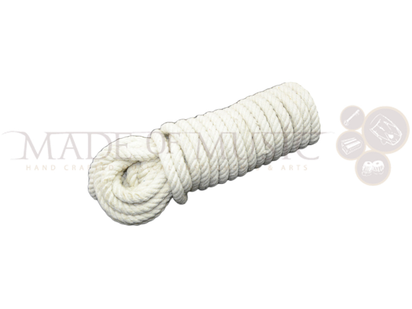 100% Cotton ROPE cord Tension String for DHOLAK DRUM DHOLKI DHOL 15 yards  length